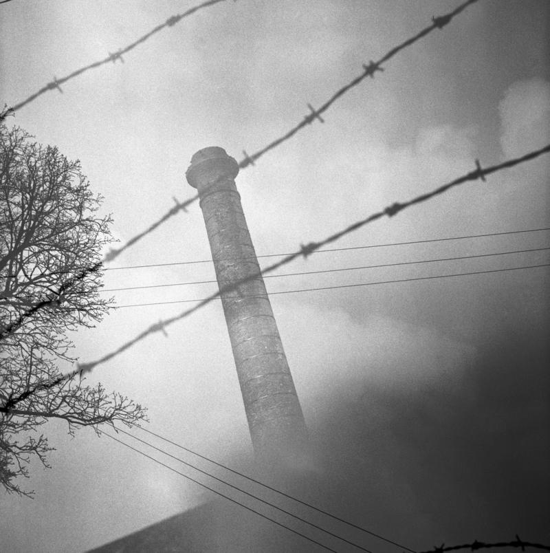 Chimney stack of 1938 Tyre Mill, Blaenavon