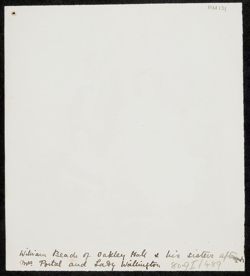 William Beach and sisters, photograph