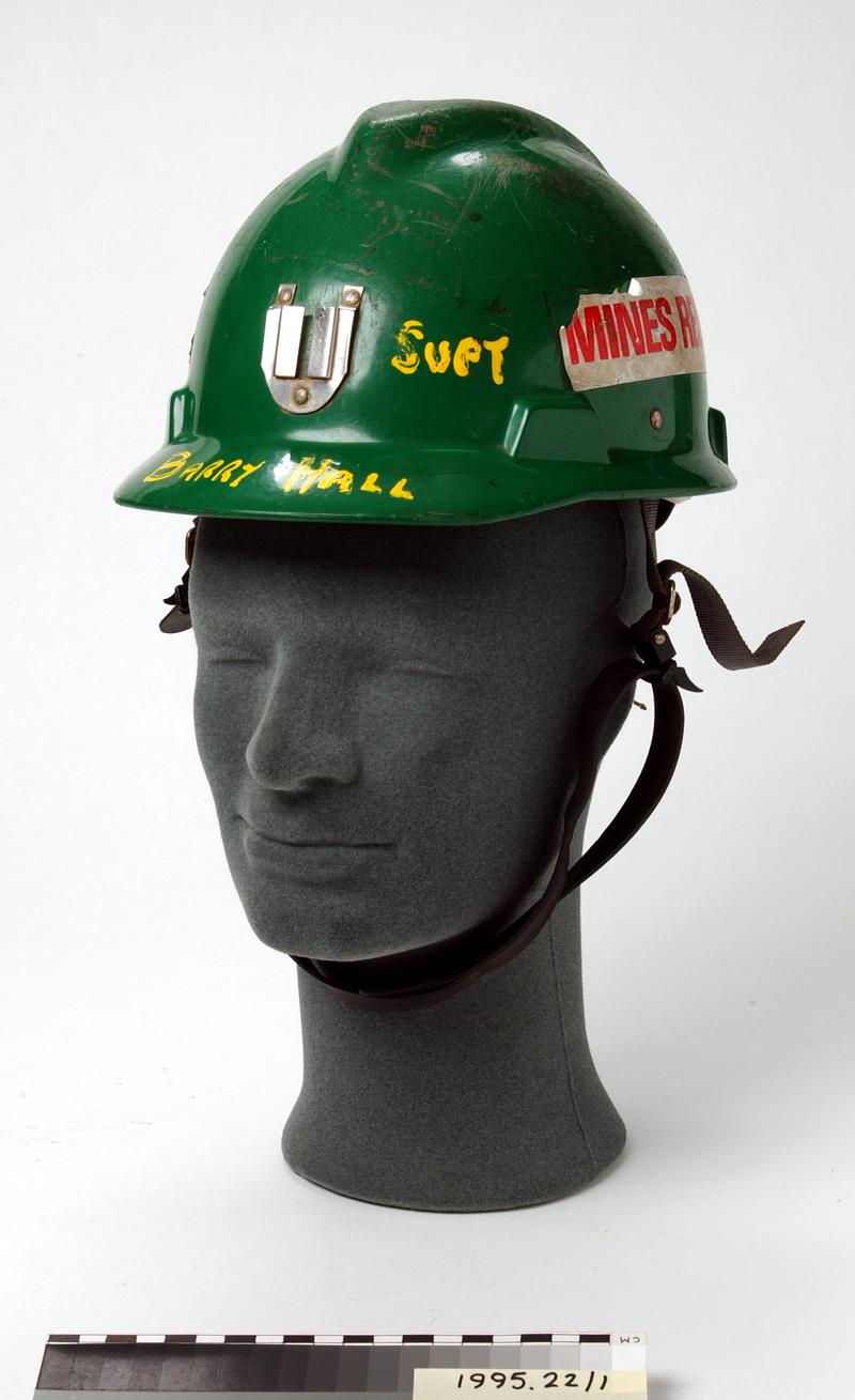 Green Mines Rescue helmet
