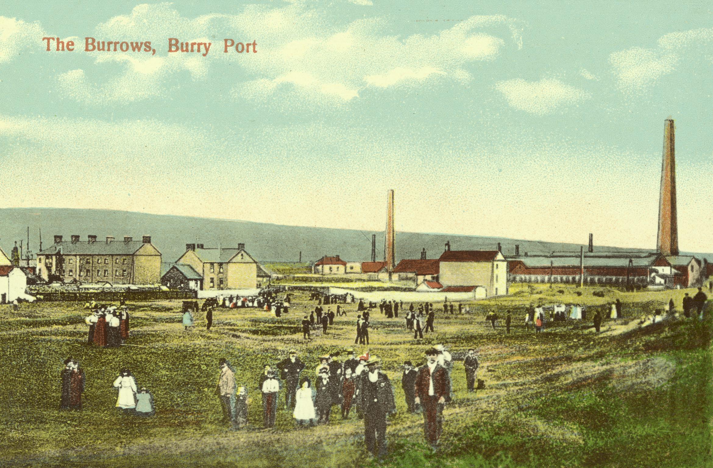 The Burrows, Burry Port (postcard)