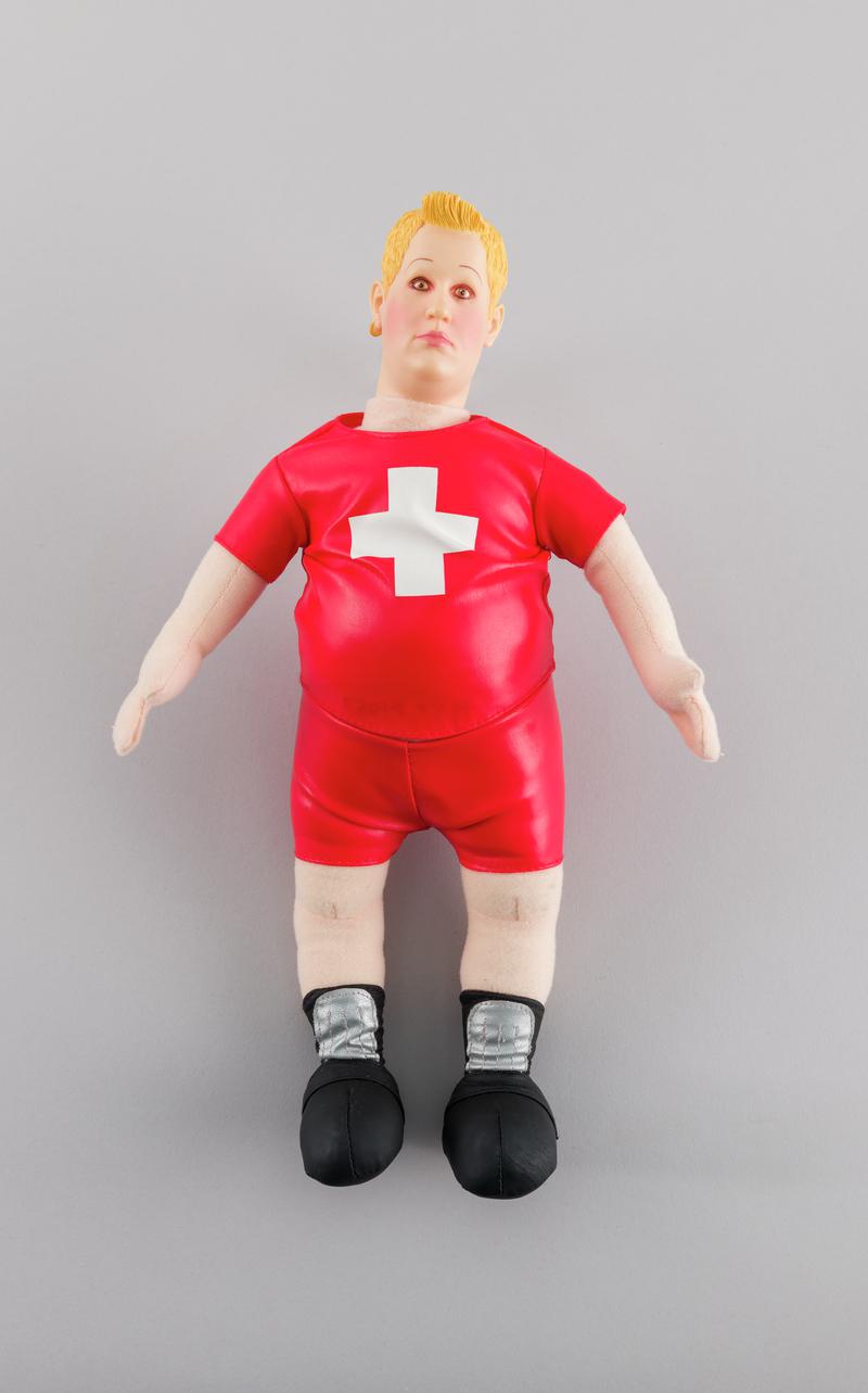Battery operated Daffyd Thomas from Little Britain character doll.