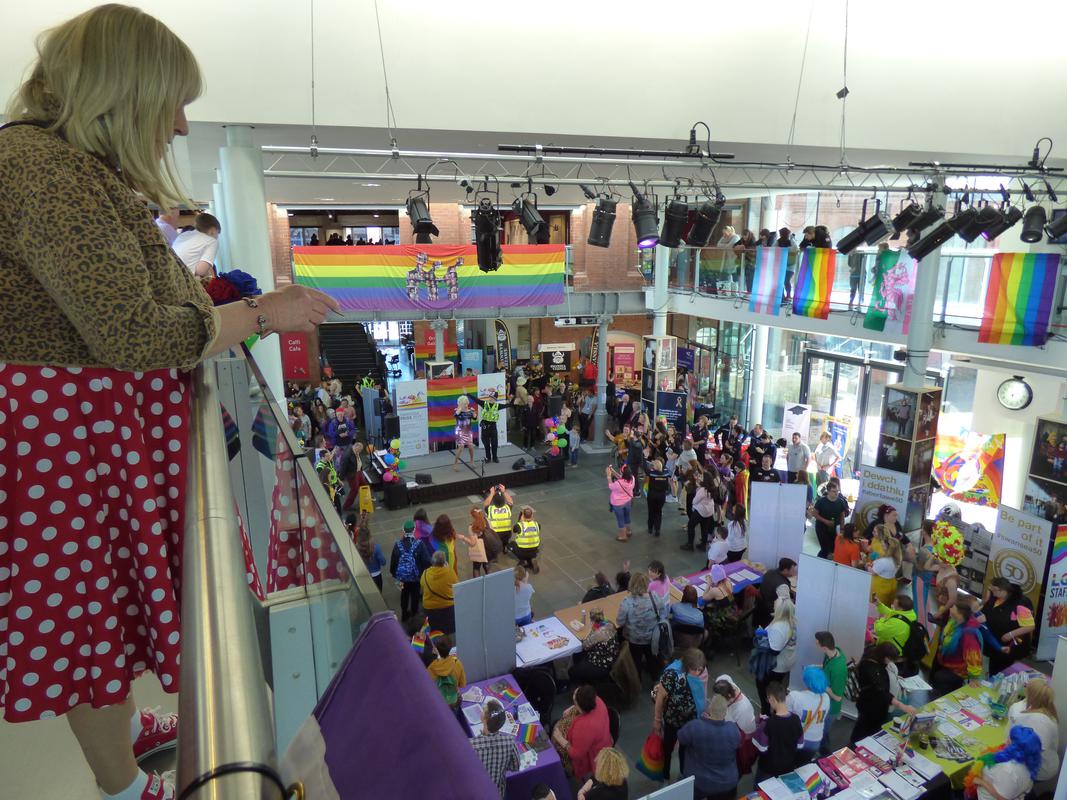 Swansea Pride held at National Waterfront Museum, Swansea, 4 May 2019.