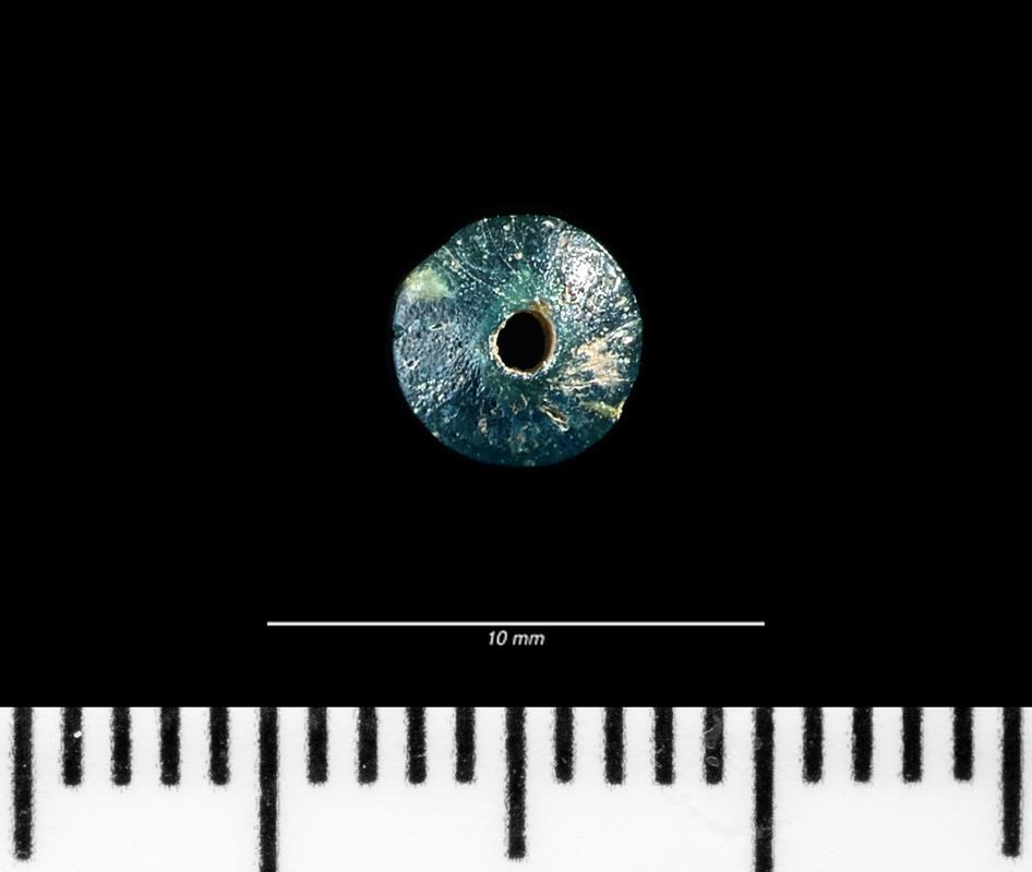 Roman glass biconical bead