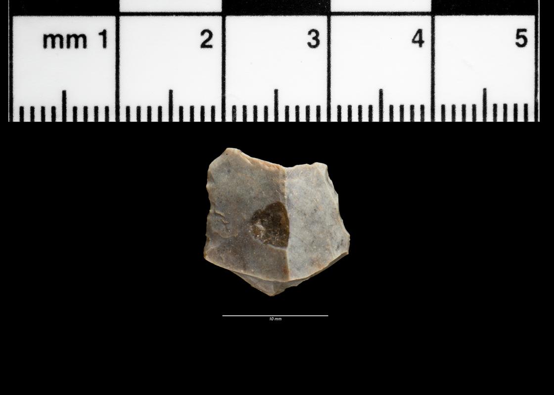 Upper Palaeolithic flint backed blade