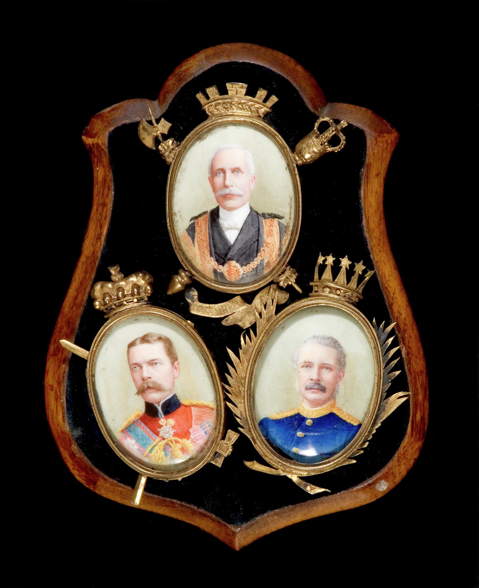 Miniatures of T. Morel, Kitchener & General Gordon