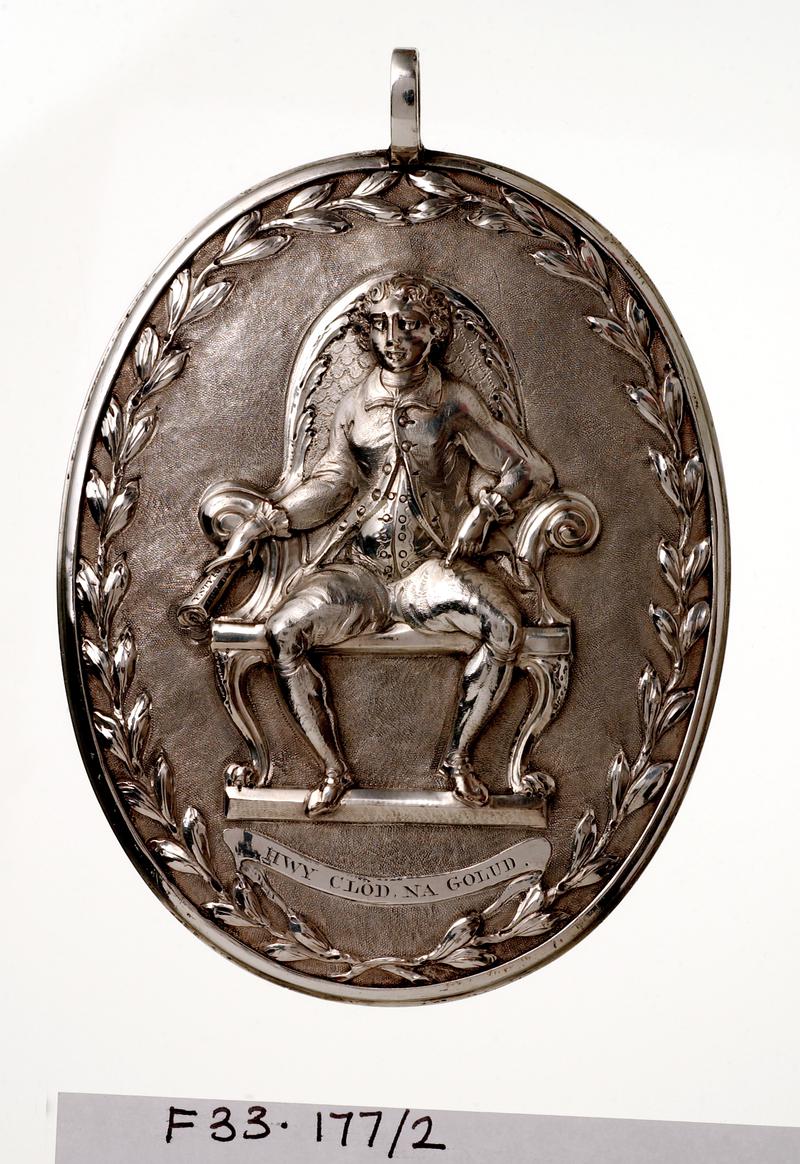 Silver medal of the Gwyneddigion Society, London:  Bala, 1789
