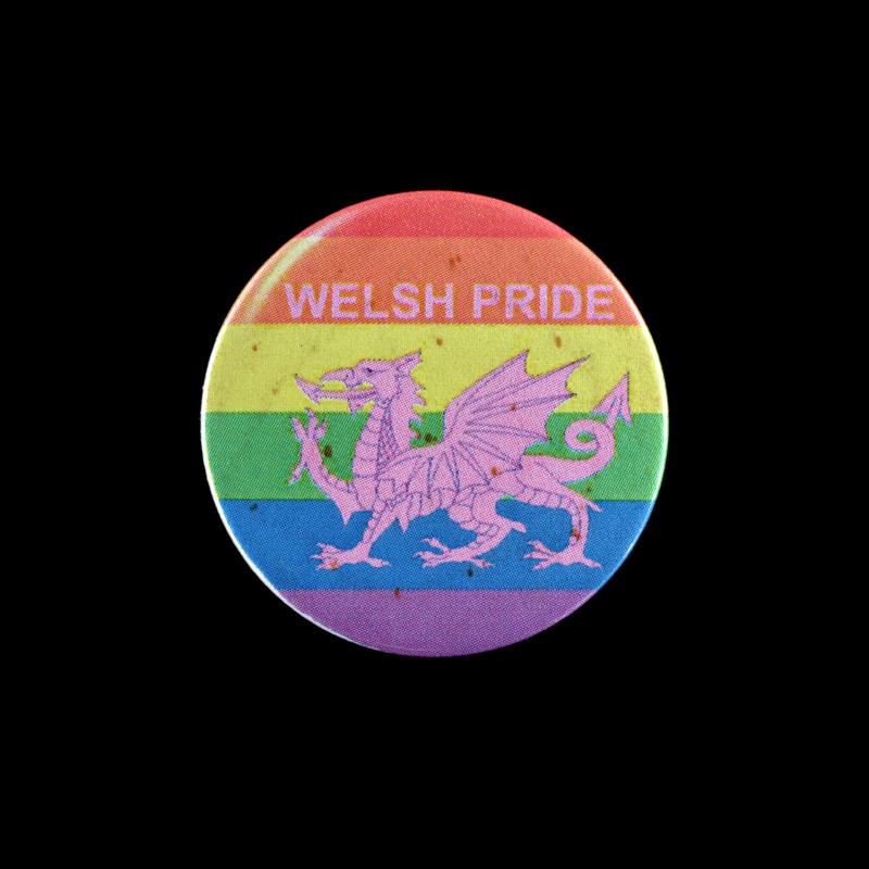 Badge &#039;Welsh Pride&#039;.