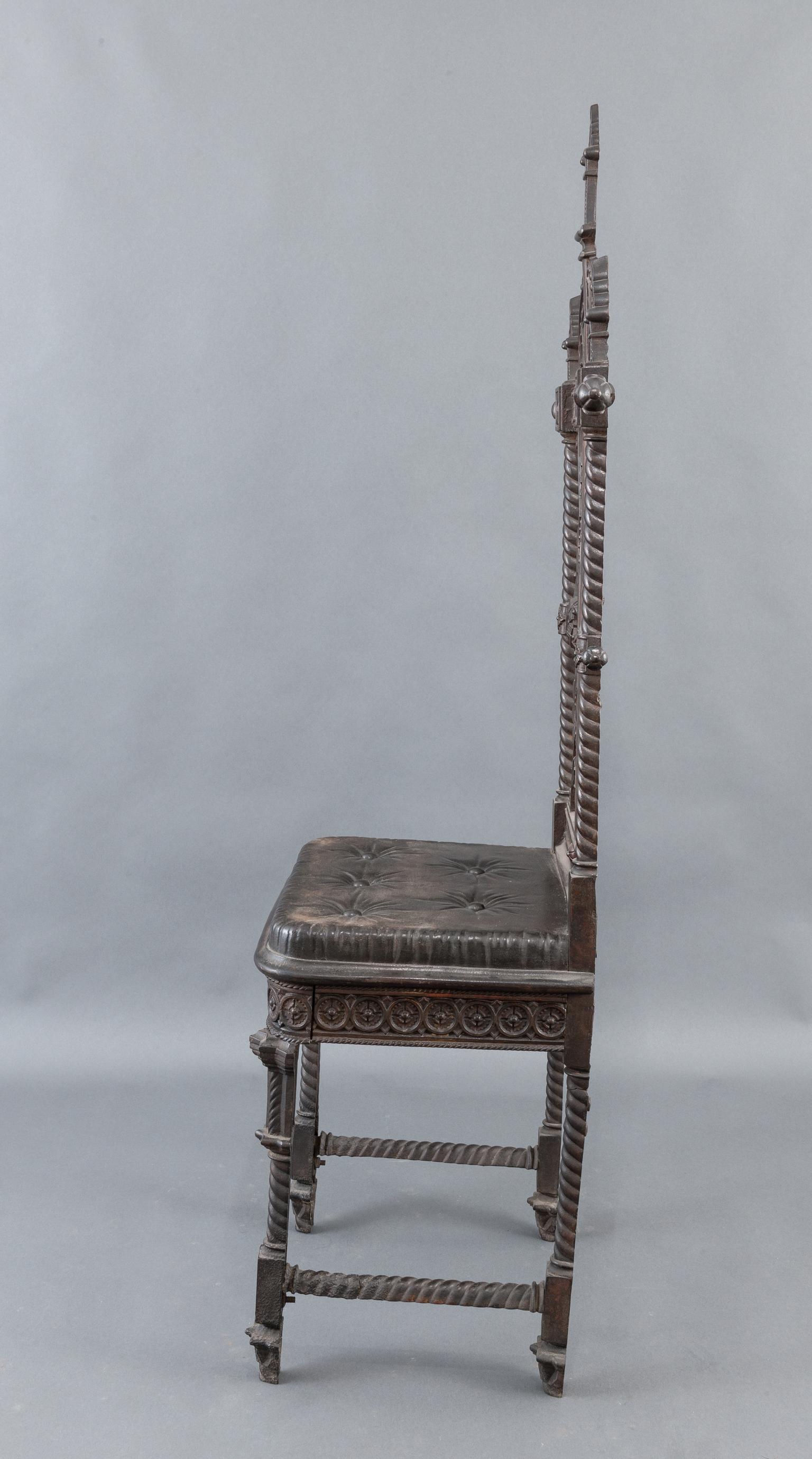 Cast iron chair