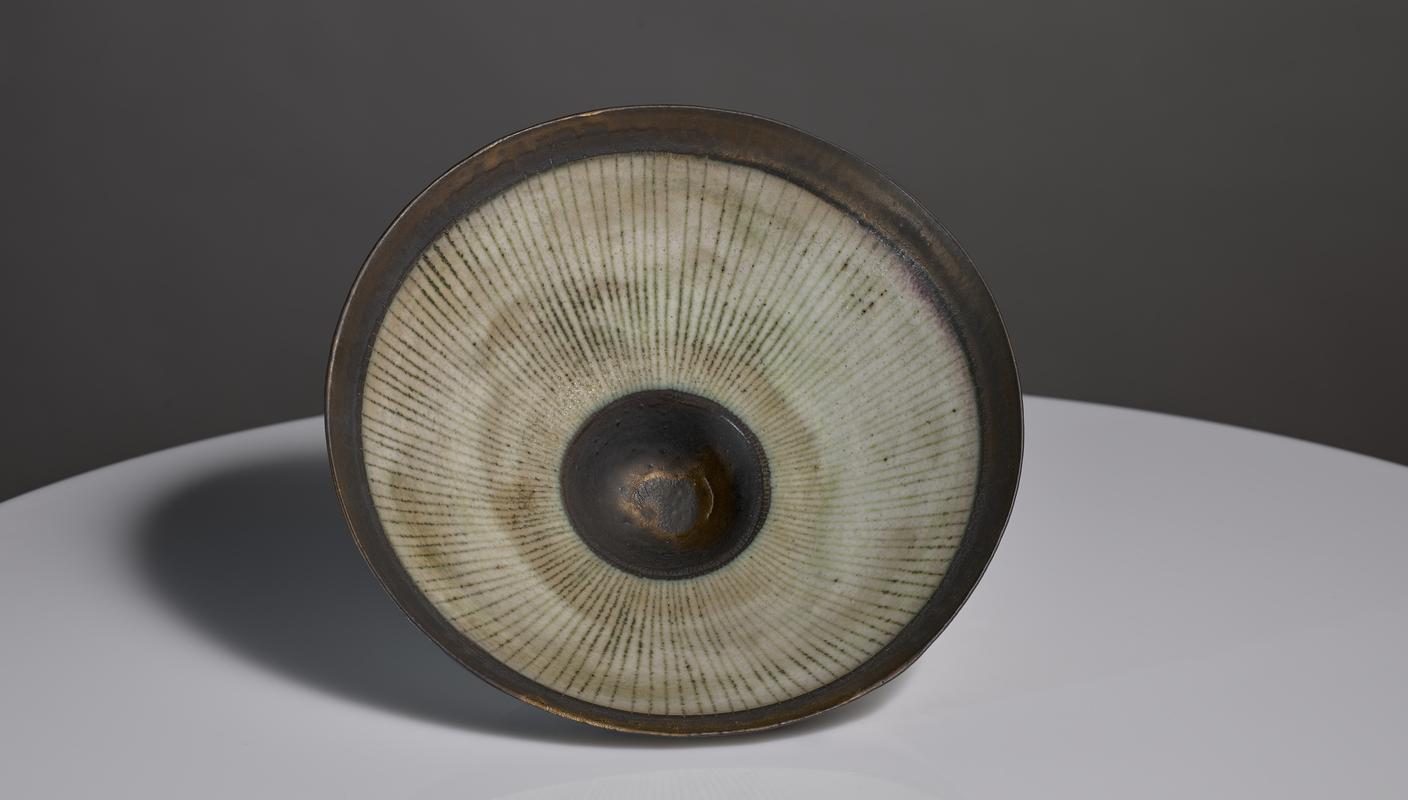 Bowl with Bronze Rim