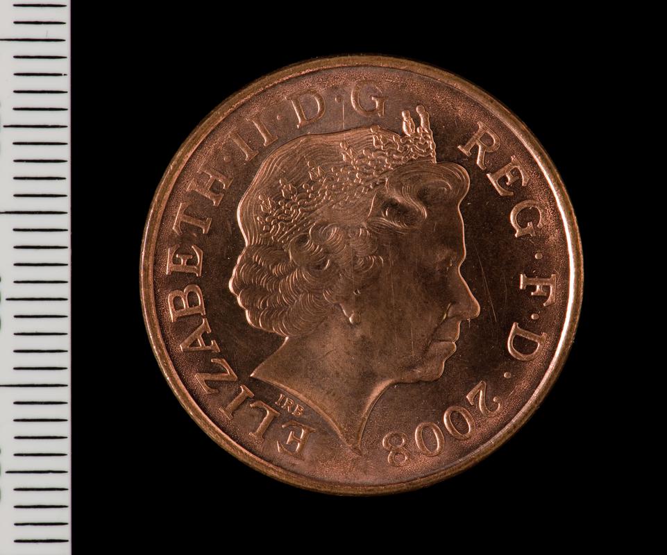 UK 2p coin 2008