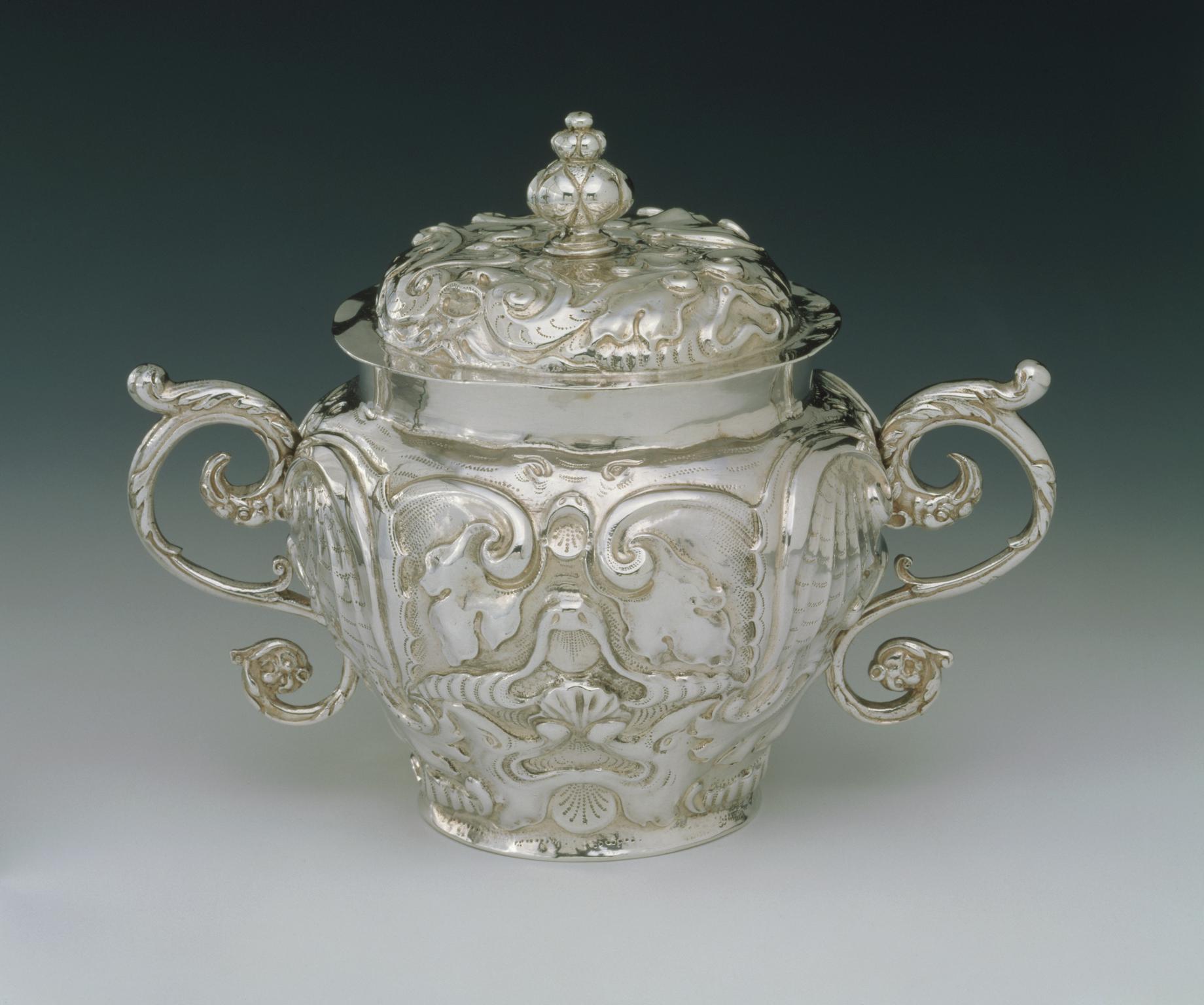 Cup, two-handled and cover