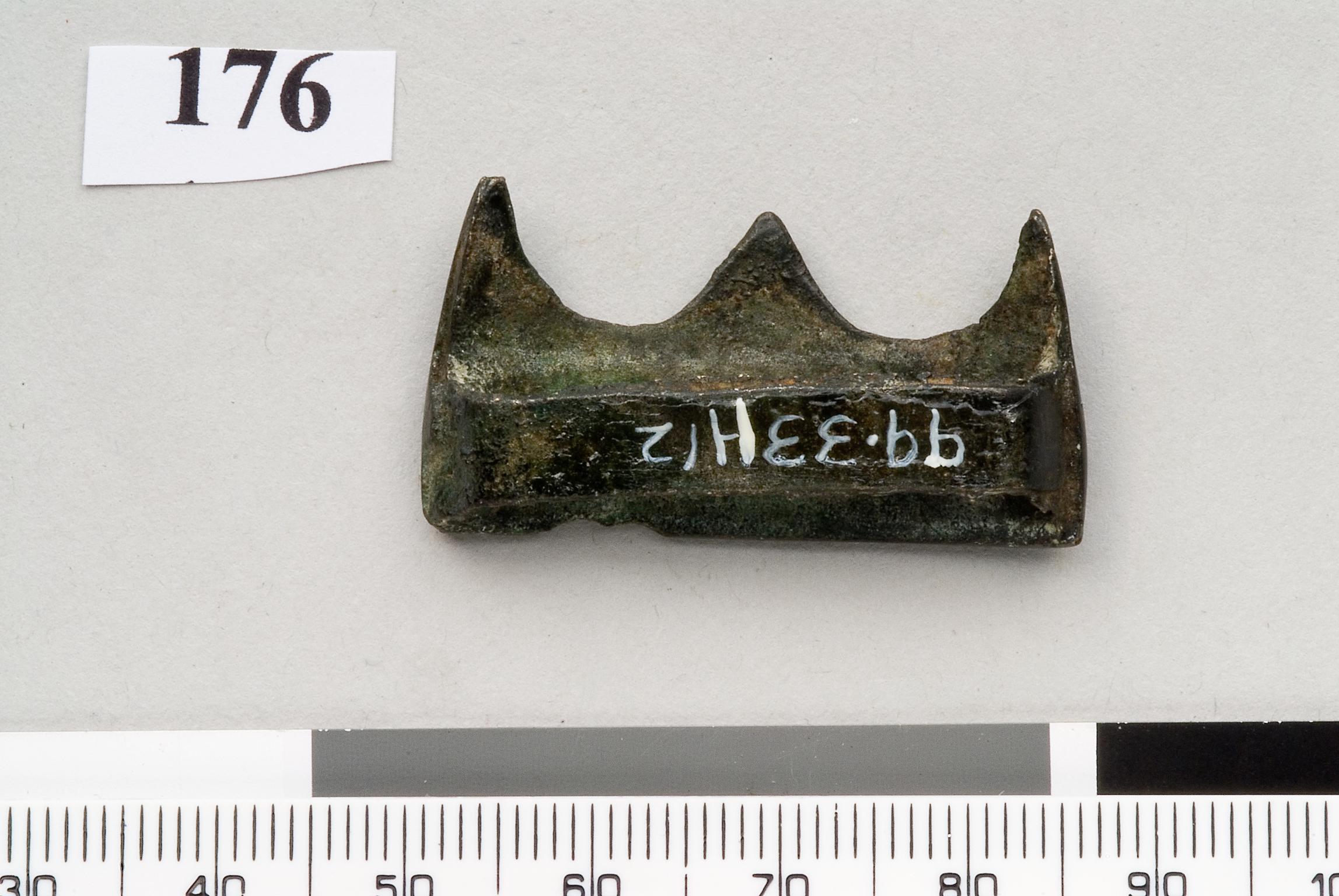 Late Bronze Age bronze strap slide