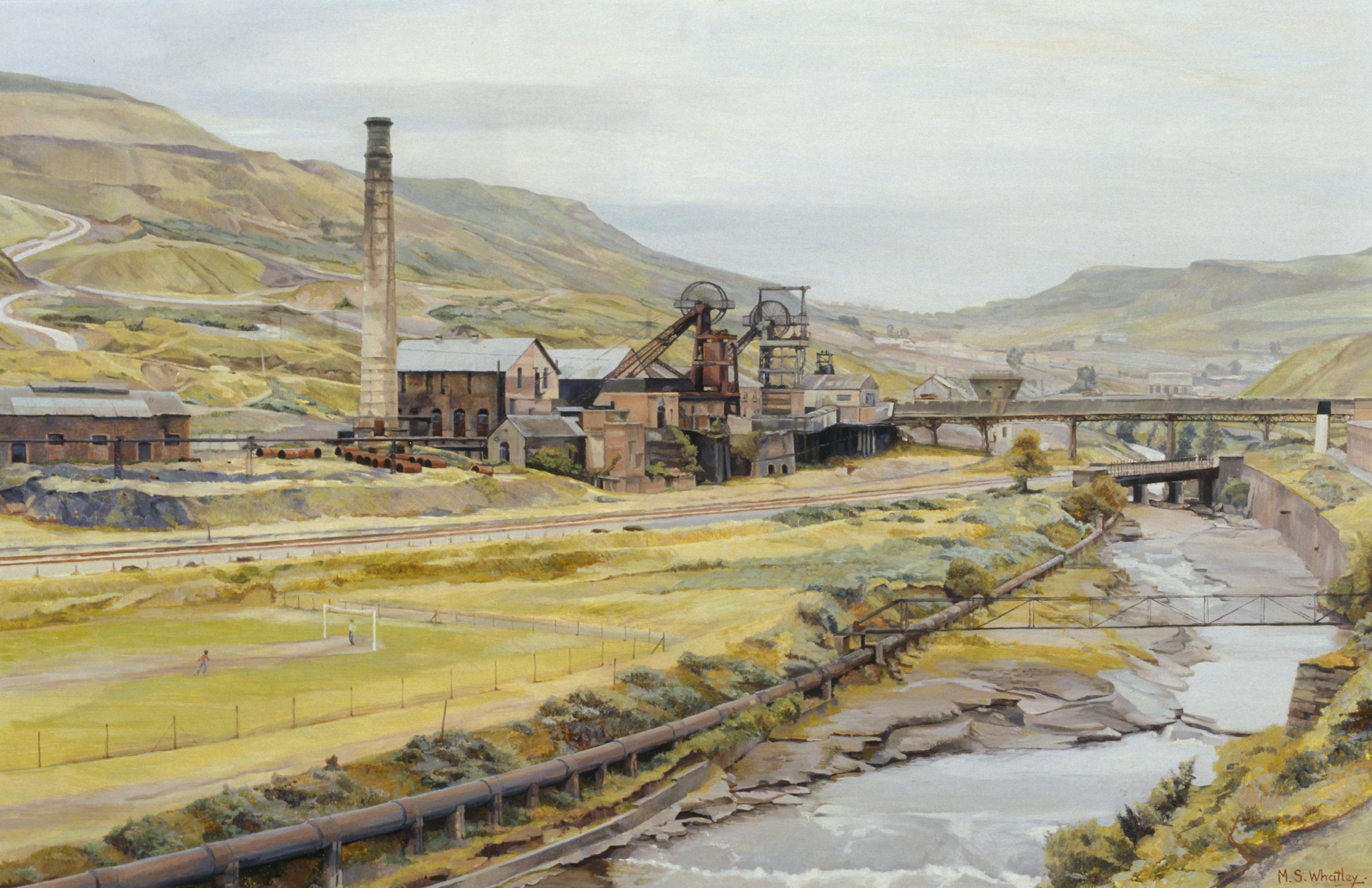 Lewis Merthyr Colliery, Trehafod (painting)