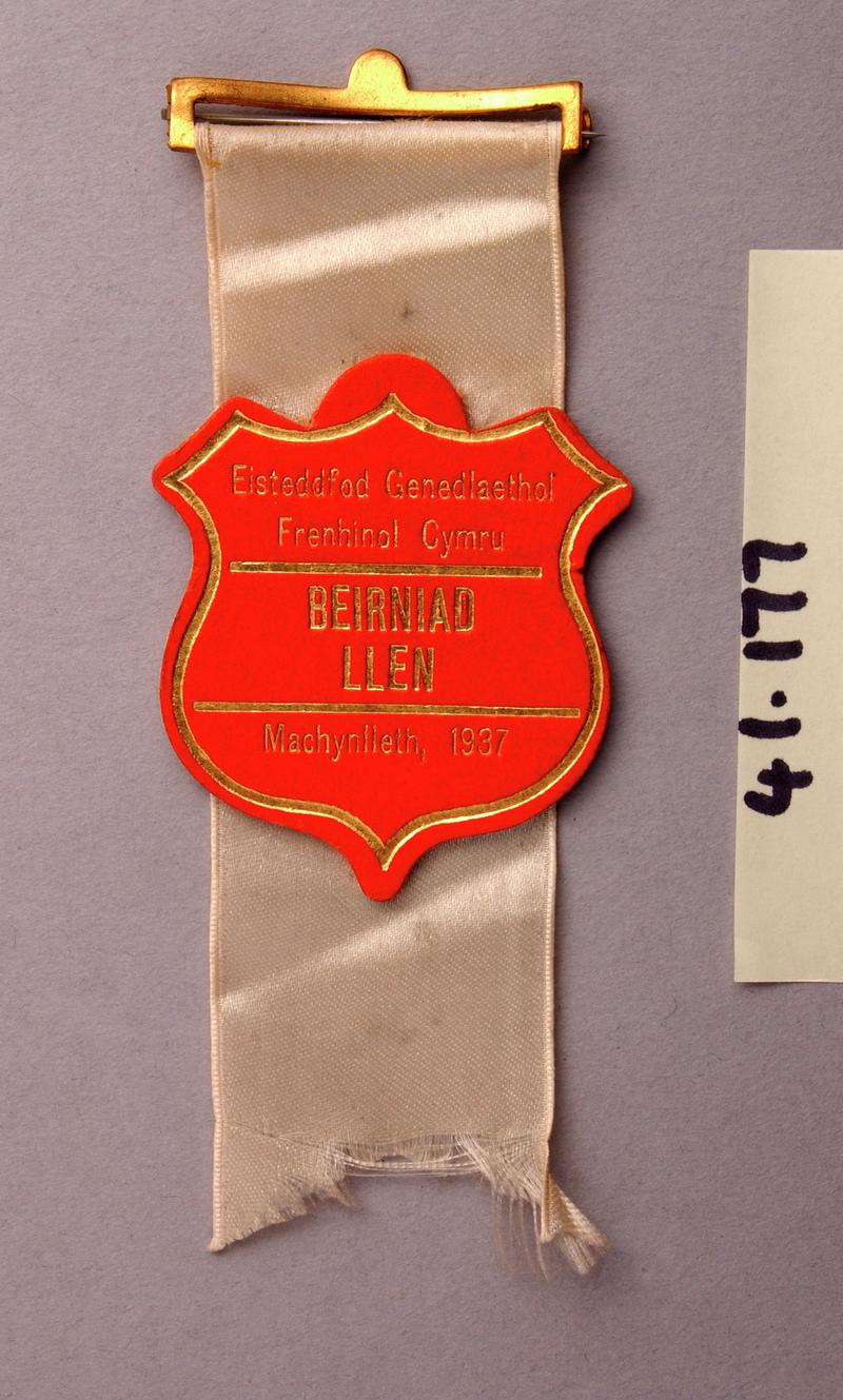 Eisteddfod adjudicator&#039;s badge