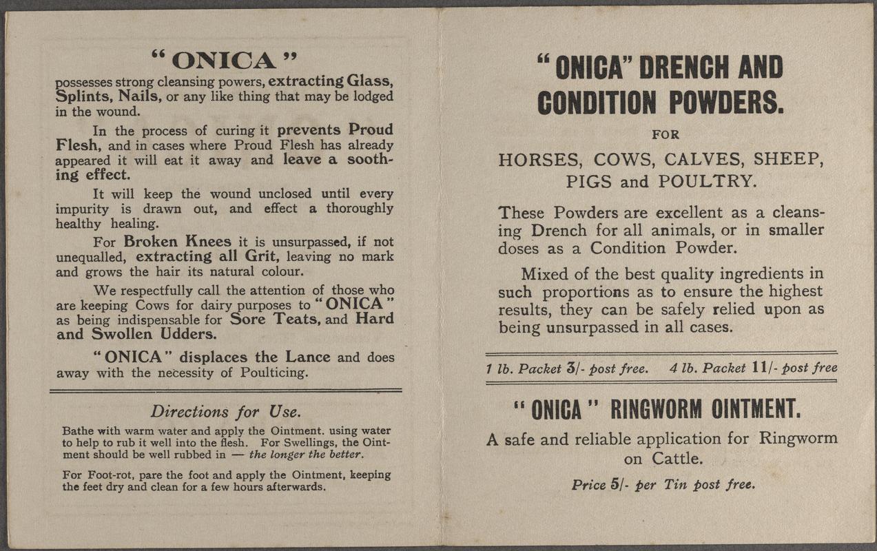 Trade leaflet