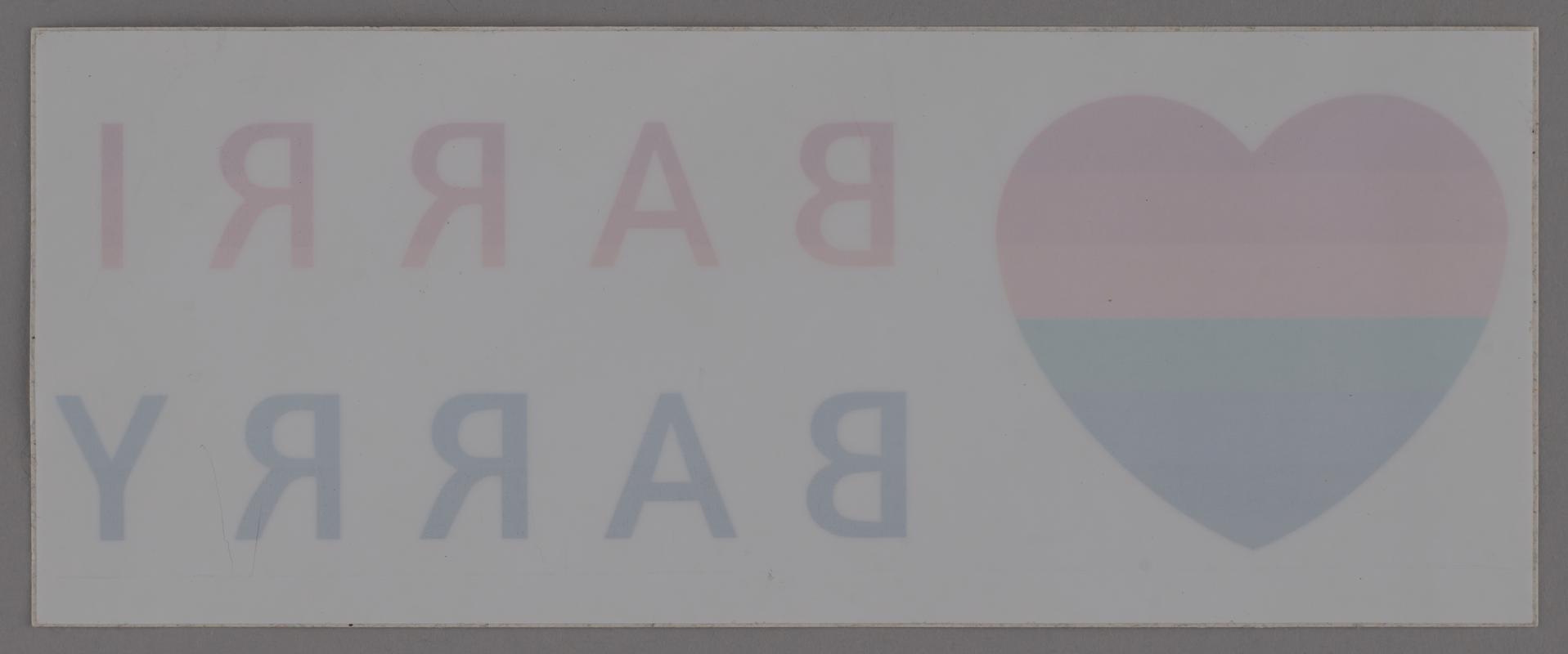 Barry Pride sticker