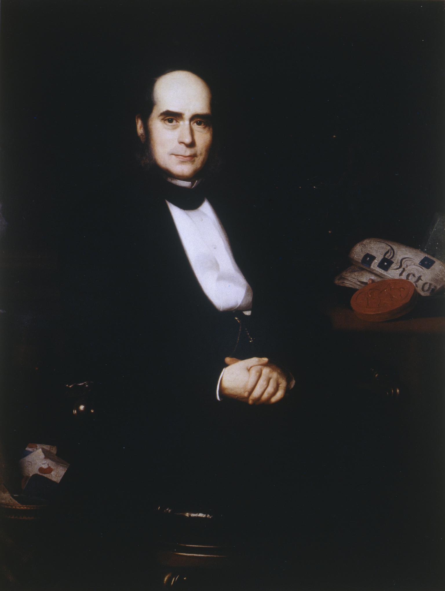 Portrait of Sir Henry Bessemer, photo.