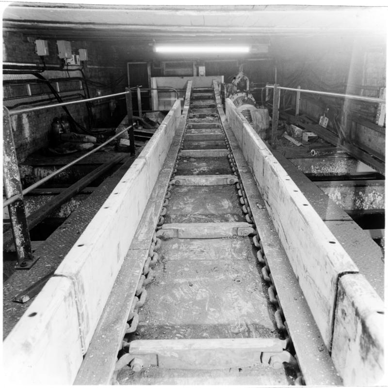Positive Transparency illustrating the installation of skip winding at Marine Colliery.