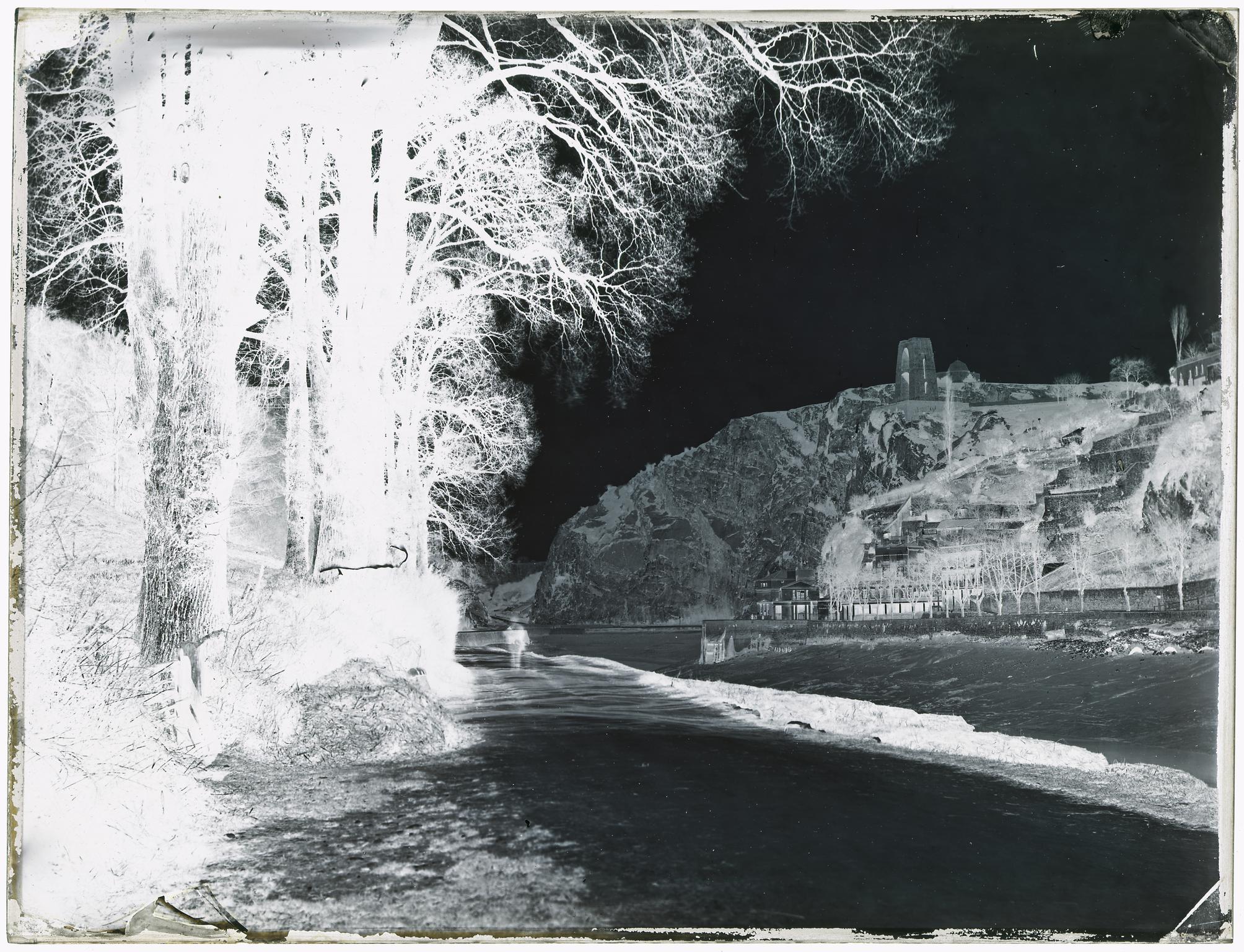 The Avon at Clifton (glass negative)
