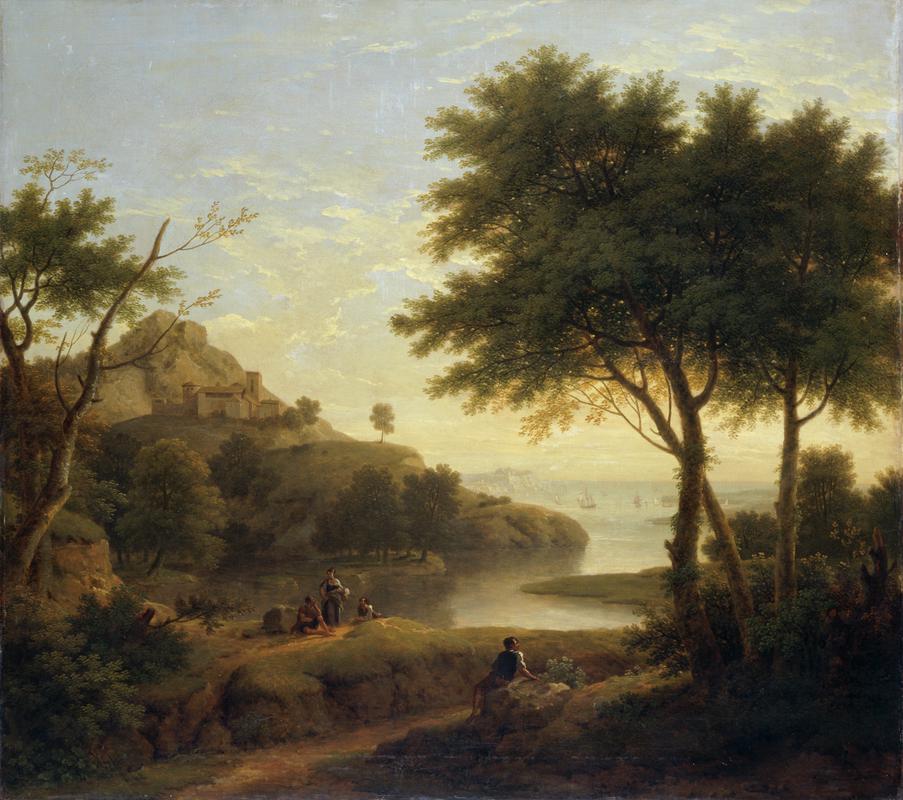 Landscape near a coastal inlet