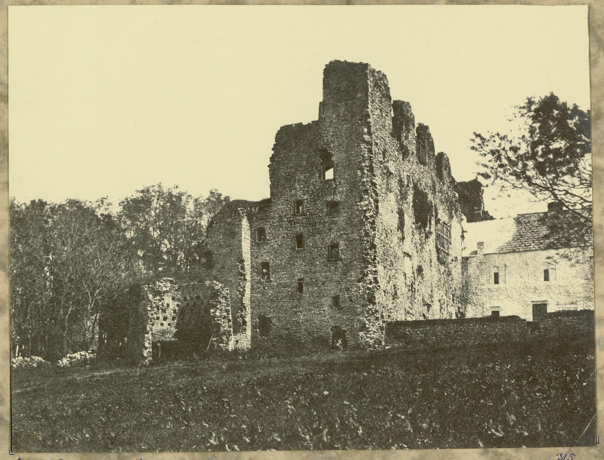 Oxwich Castle - North View