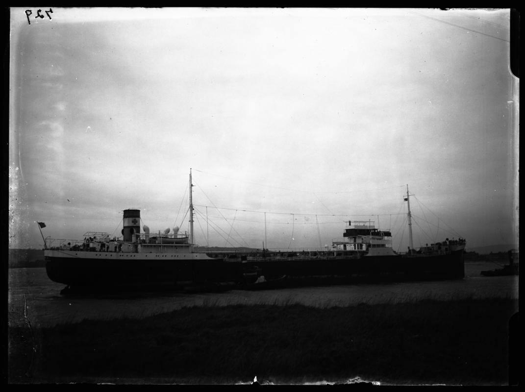 M.V. ARAMIS, glass negative