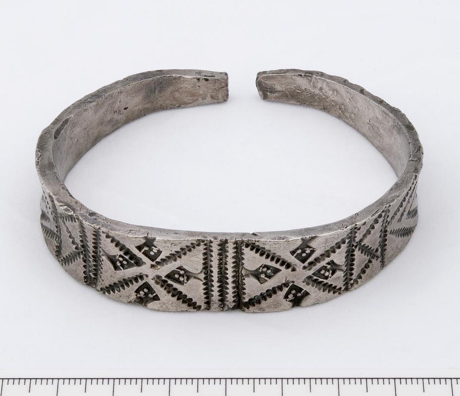 Early Medieval silver arm ring