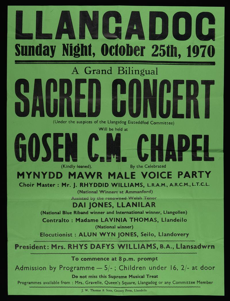 Poster, concert