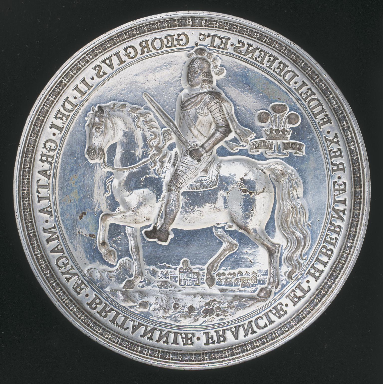 Post-Medieval silver seal matrix: George II