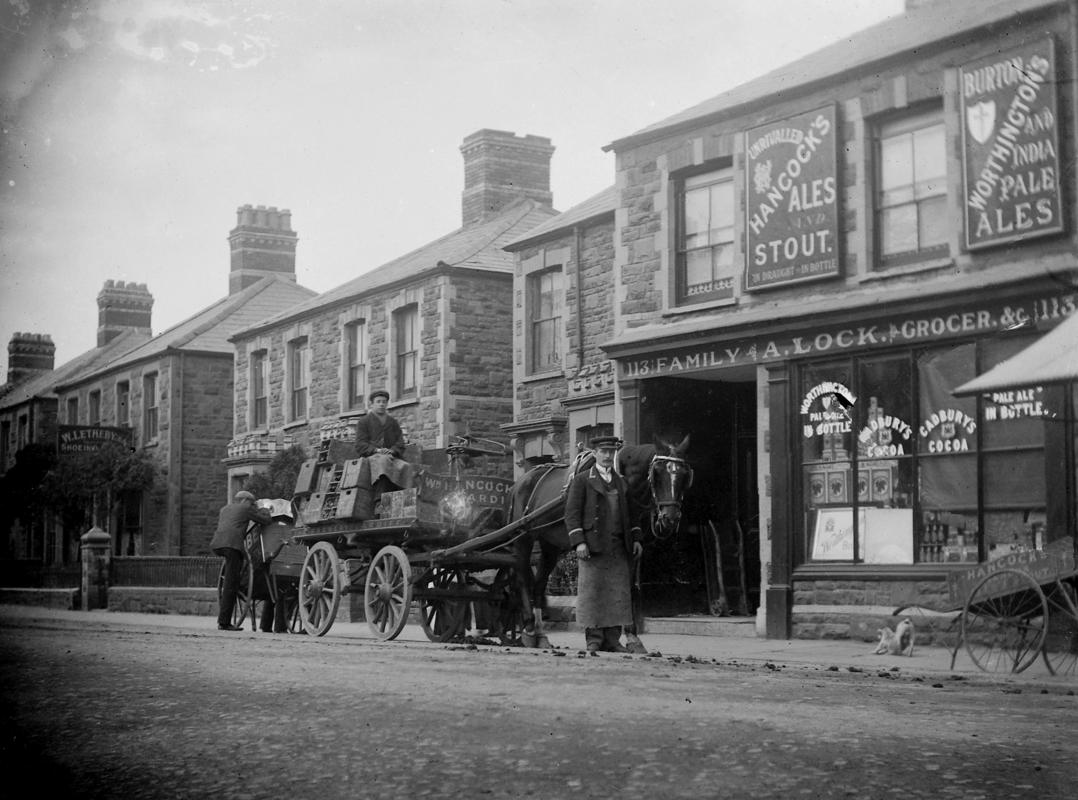 Quarter plate glass negative