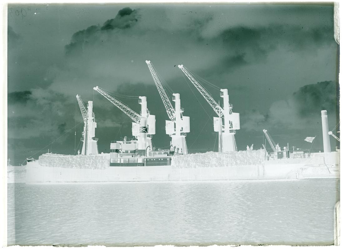 S.S. ELNA E, glass negative
