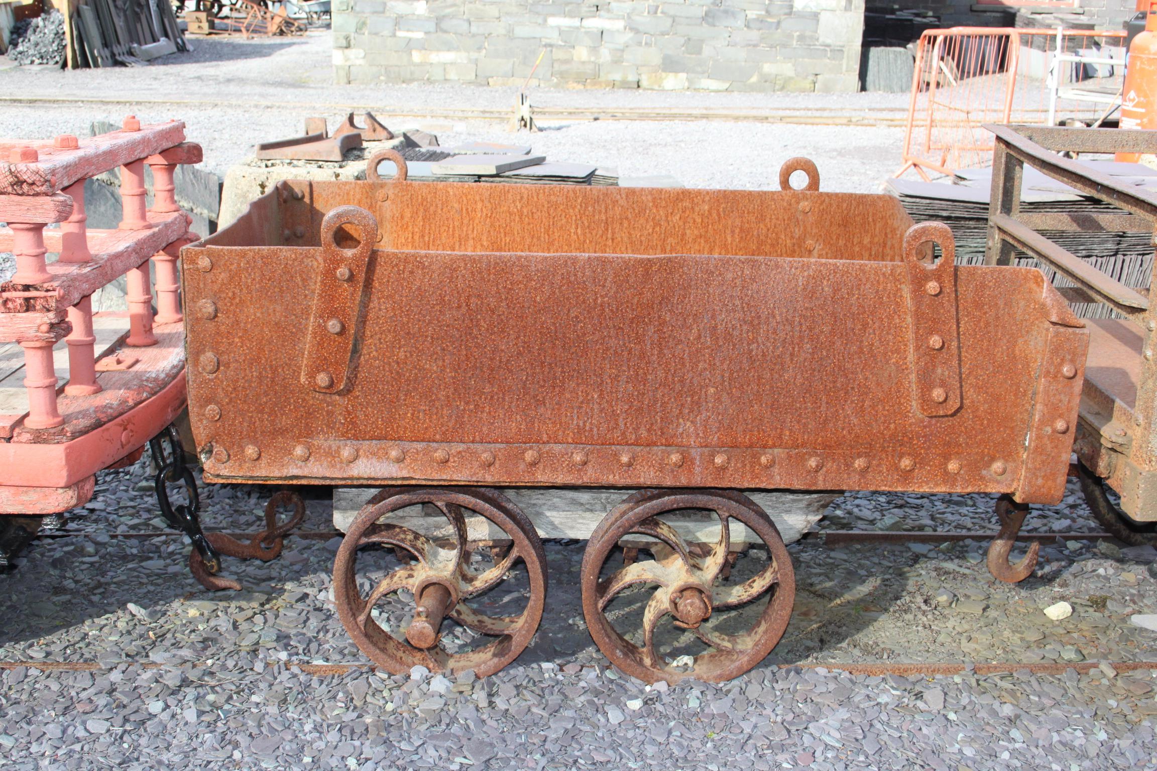Rubble wagon from Penyrorsedd slate quarry