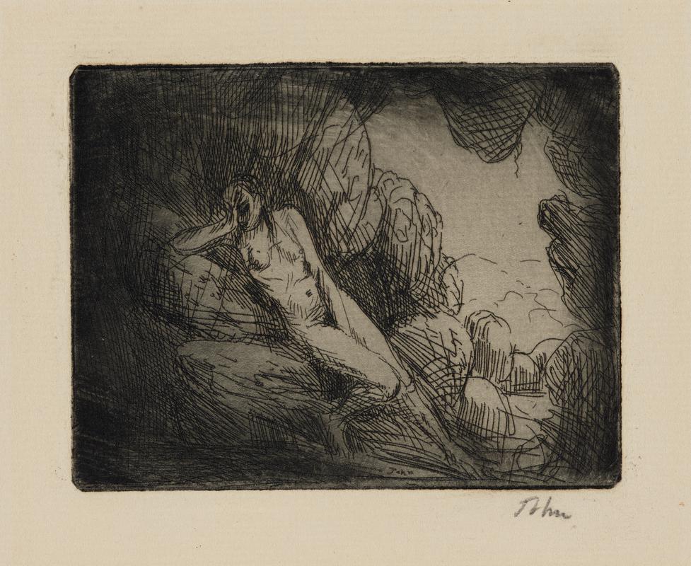 Woman in a Cave