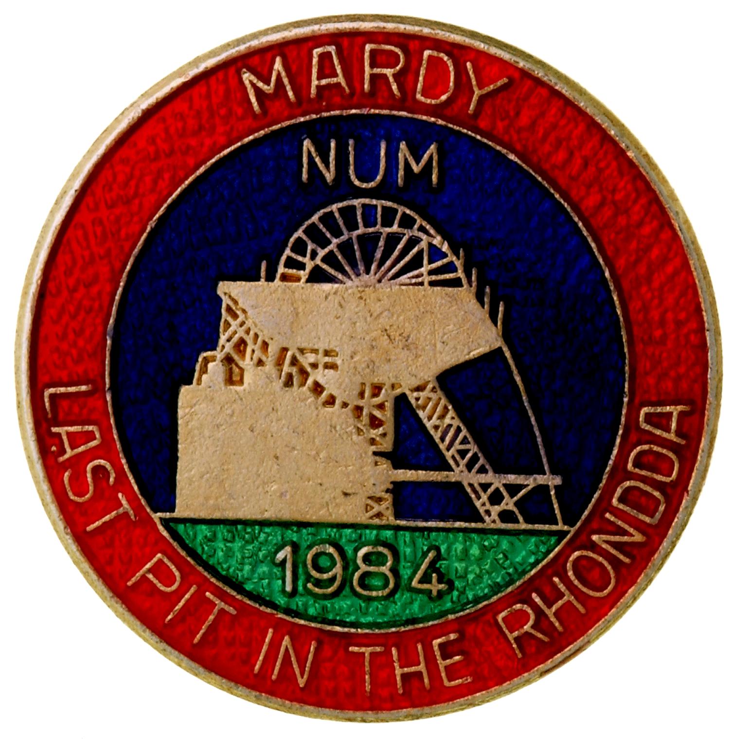 Mardy Colliery, badge