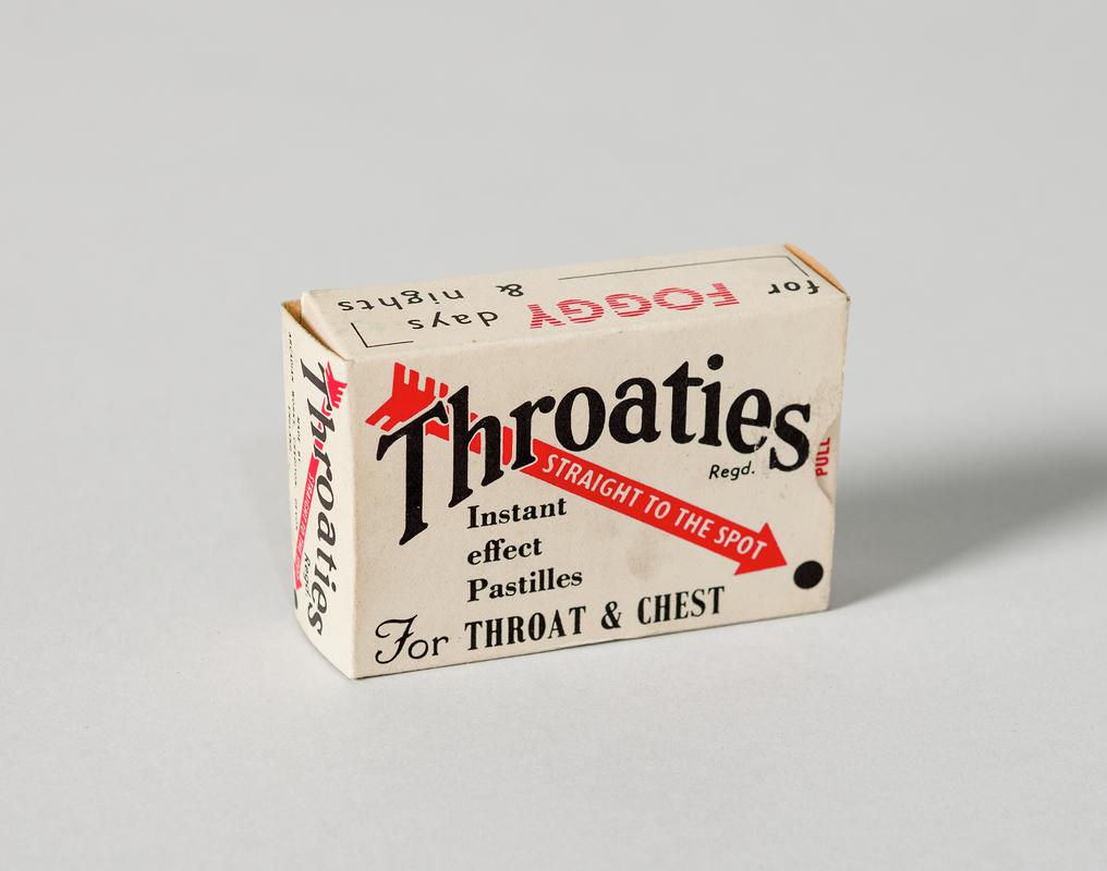 Throat pastilles, box of