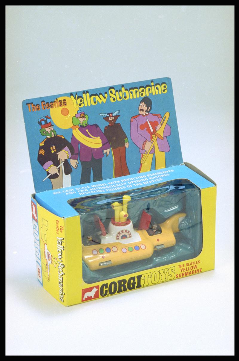 Corgi model of The Beatles &quot;Yellow Submarine&quot; in box
