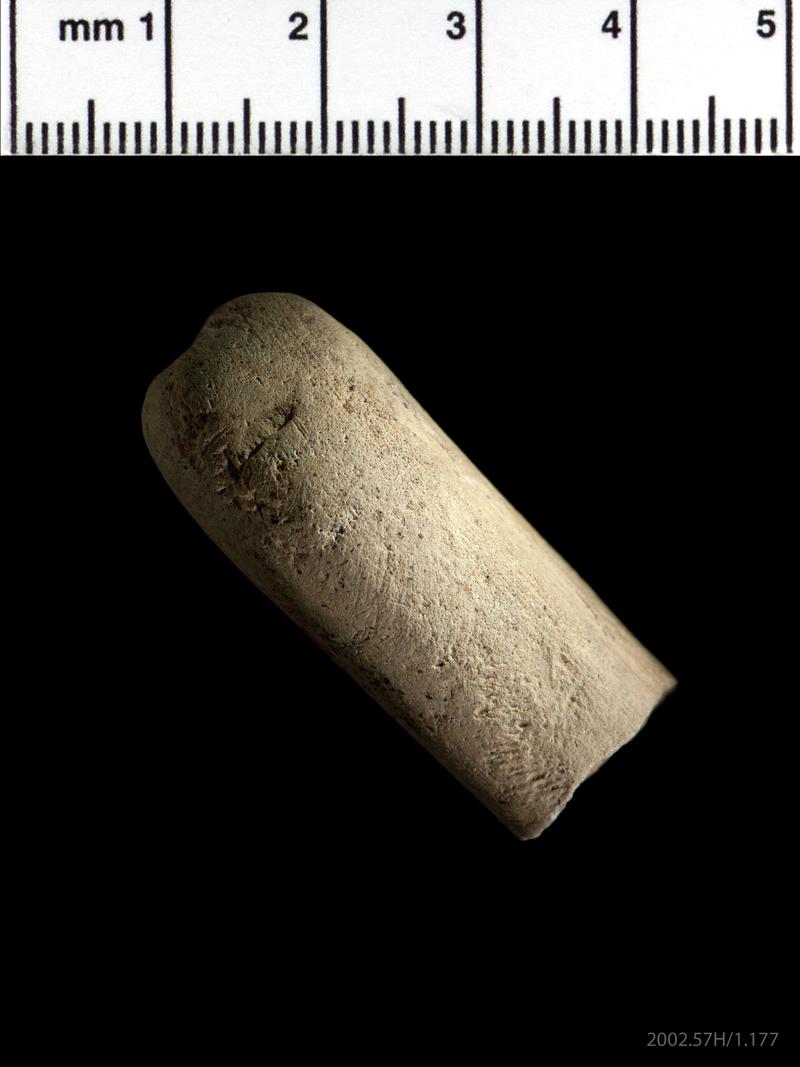 Mesolithic stone decorated pebble