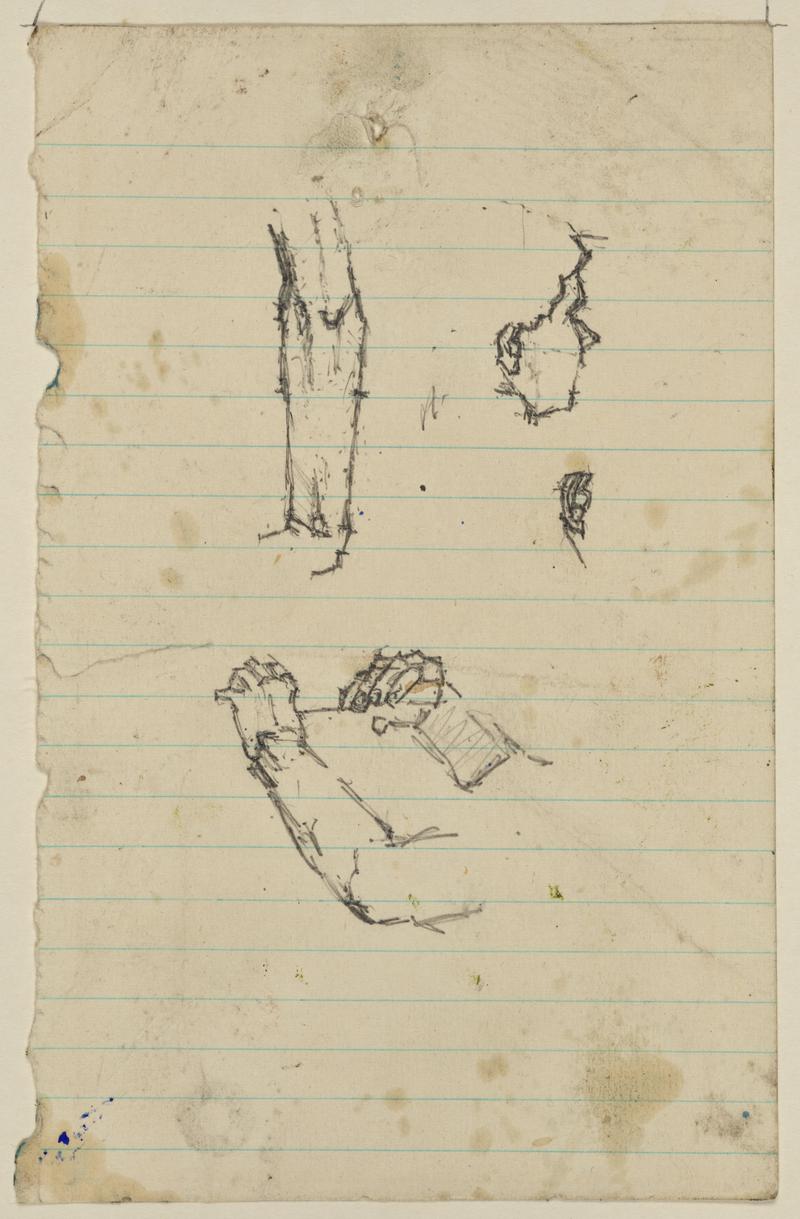 Study of hands and arms for &quot;The Musicians&quot;