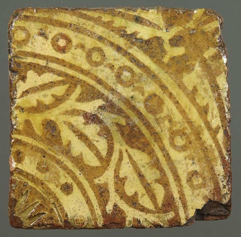 Post-Medieval ceramic floor tile