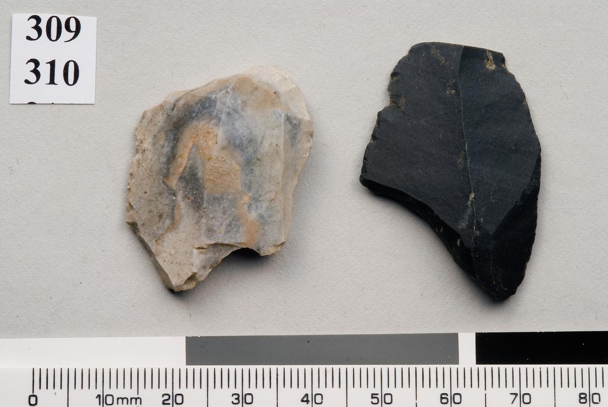 chert scraper,  flint scraper