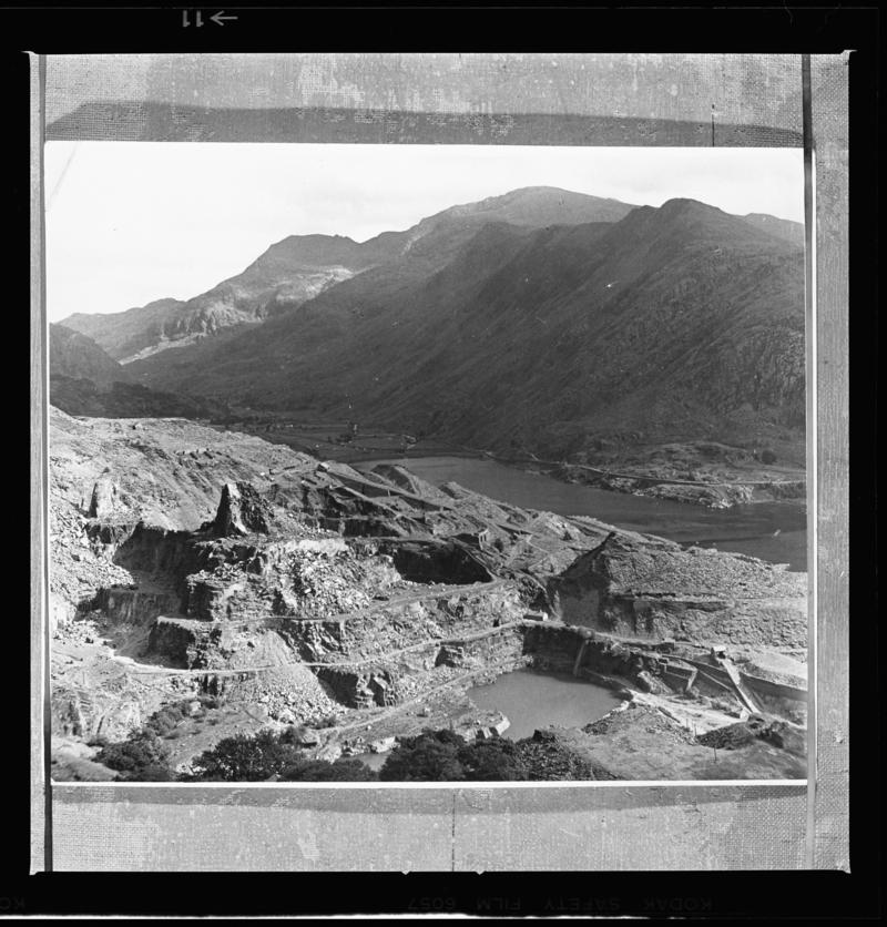 View of Dinorwig Quarry, circa early 1960s.



2014.35/50-51 appear on the same strip negative.

Print of this film negative is accessioned as 2014.35/63.