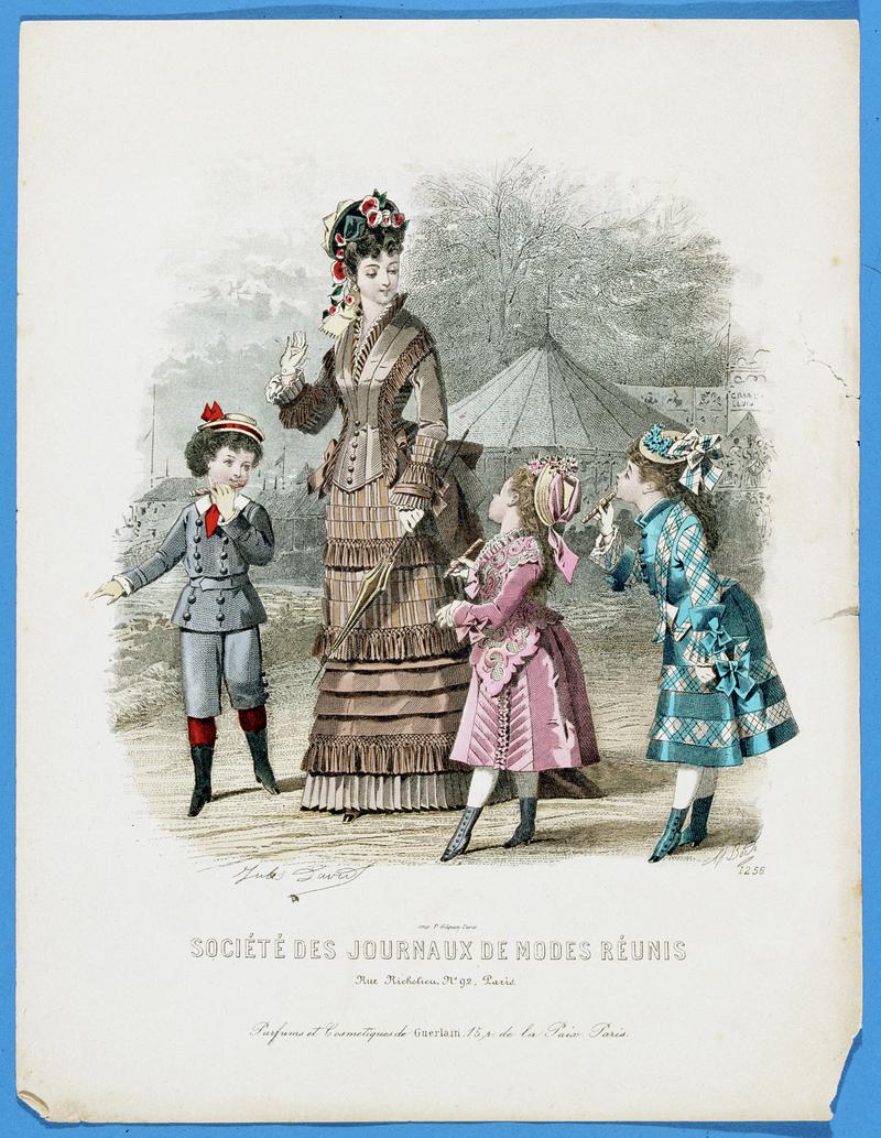 Fashion plate: Socit des Journeaux de Modes Runis, 1880s