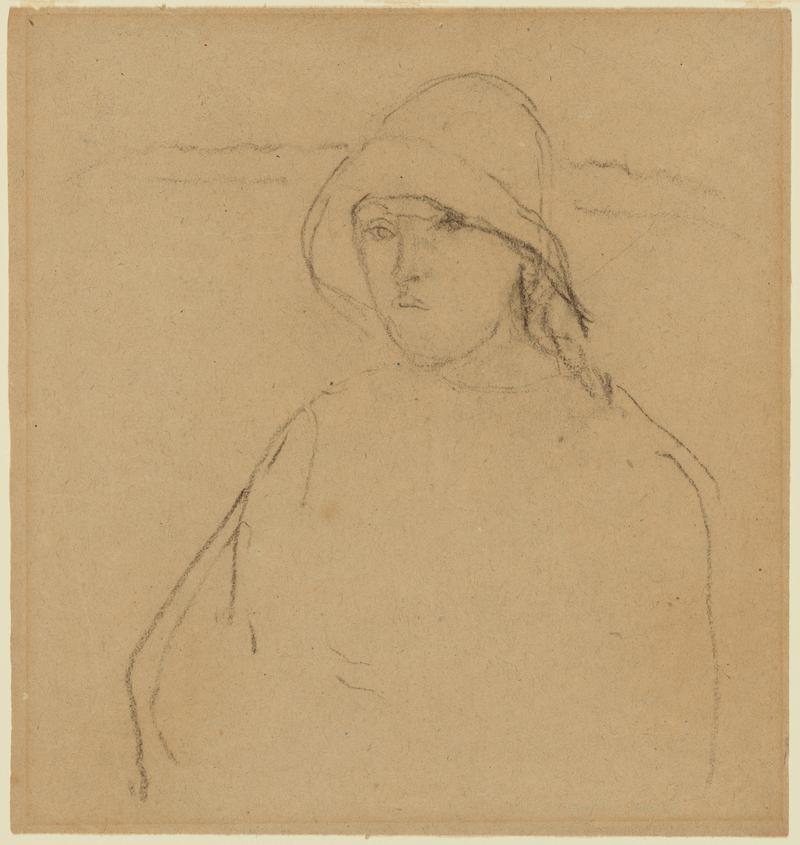 Breton Girl wearing hat