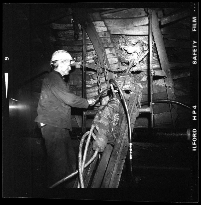 Blaengwrach Colliery, film negative