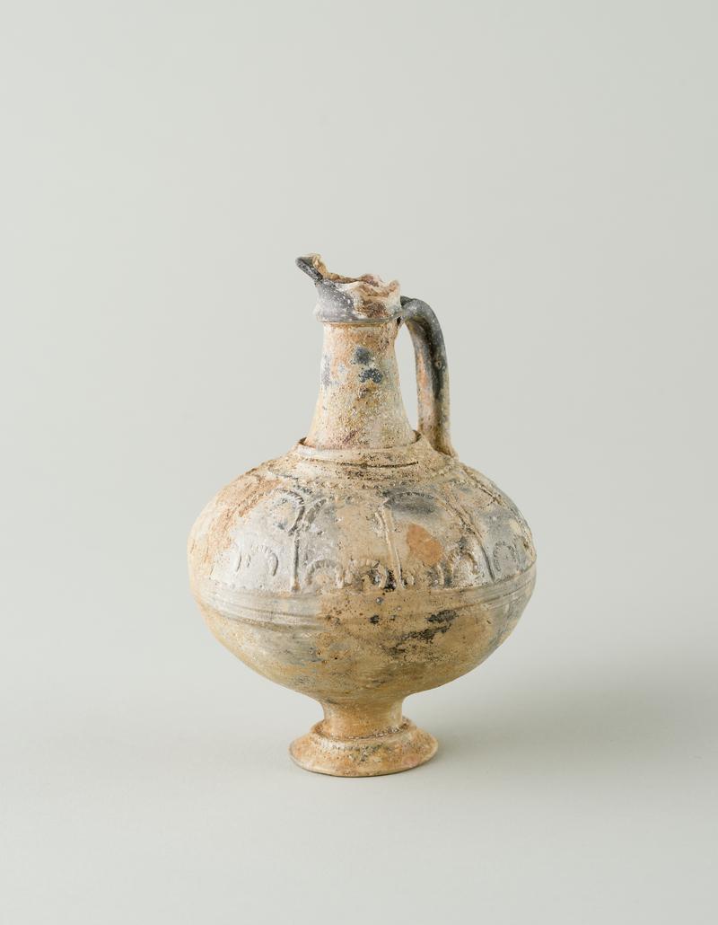 Roman pottery bottle