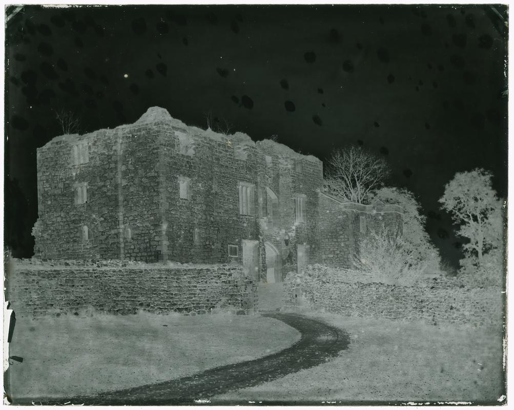 The Barden Tower (glass negative)