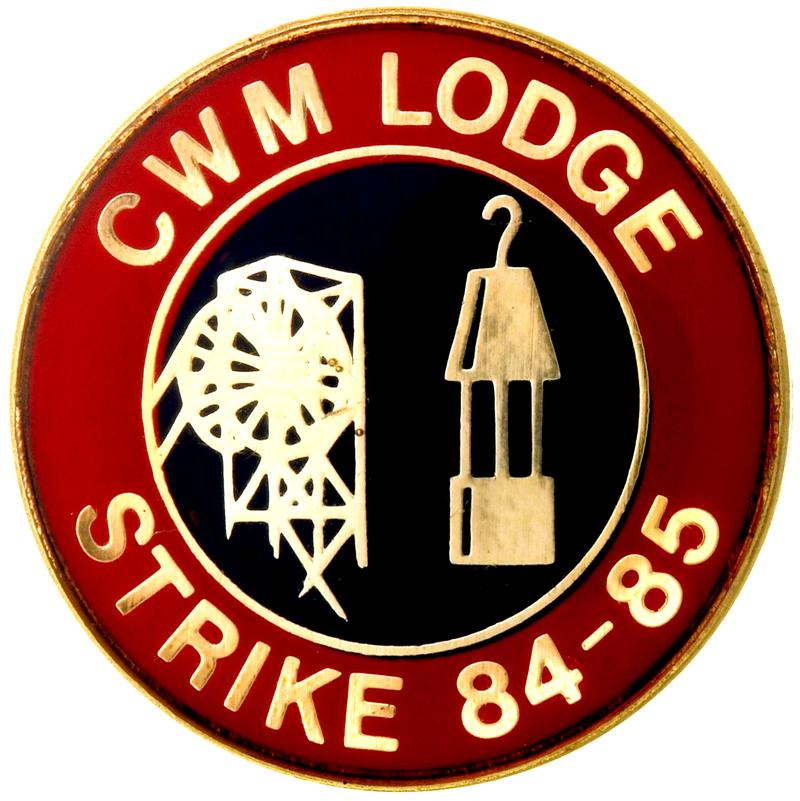 Cwm Lodge &quot;Strike 1984-85&quot; Badge