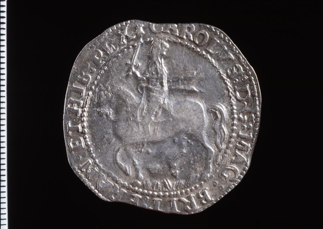 Charles I, W half crown