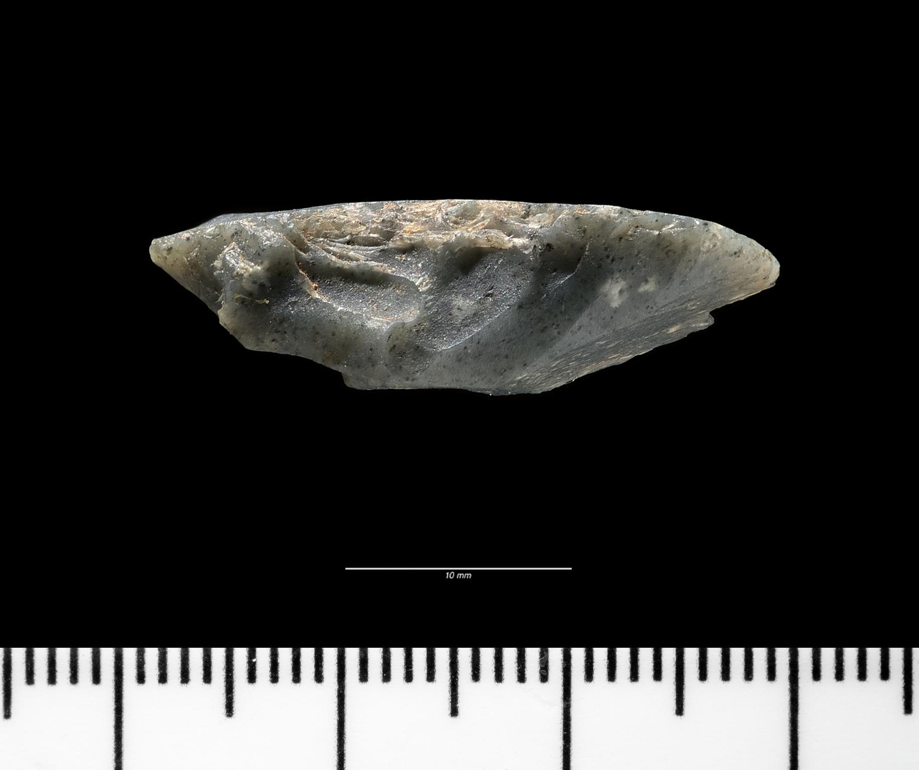 Upper Palaeolithic rhyolite truncated blade