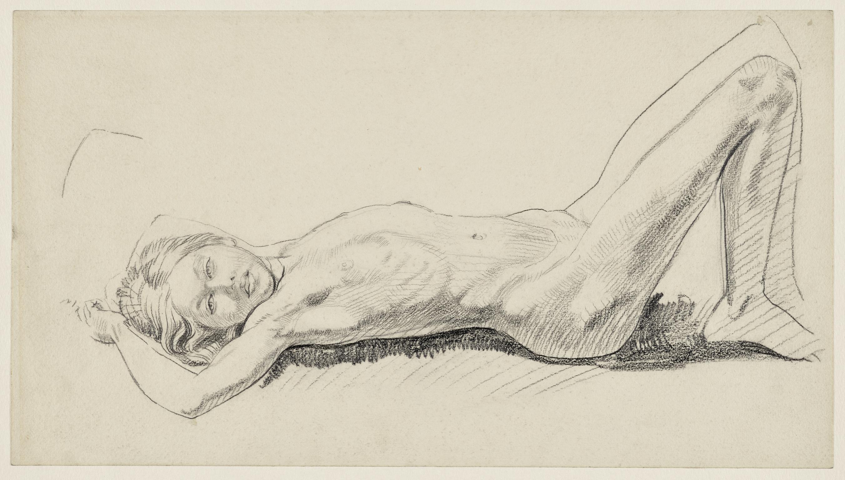 Nude Girl lying down